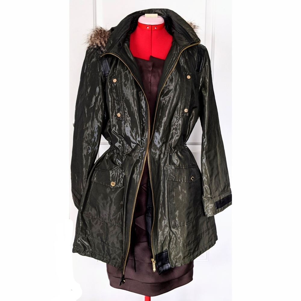 NWT Calvin Klein Waterproof Parka with Faux Fur XL